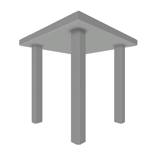Metal Square Table Schedule 1